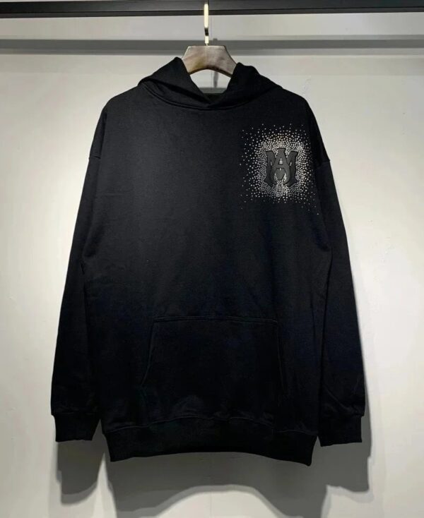 Amiri Logo Print Ink Splash Hoodie Multicolor Collection