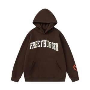 travisscott printed casual hoodie