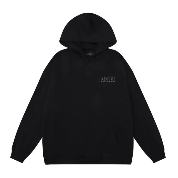 Amiri Logo Print Ink Splash Hoodie Multicolor Collection