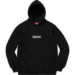 Supreme Classic Logo Hoodie in a variety of colors.