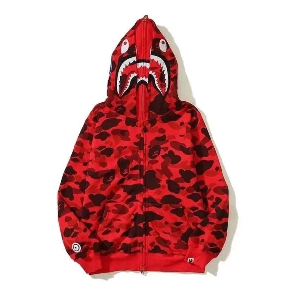 Bape Shark Head Multicolor Hoodie