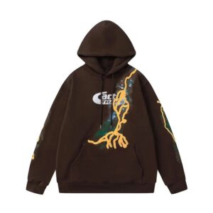 travisscott printed casual hoodie