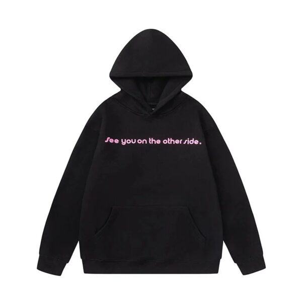 travisscott printed casual hoodie