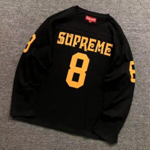 Supreme Black Long Sleeve Jersey