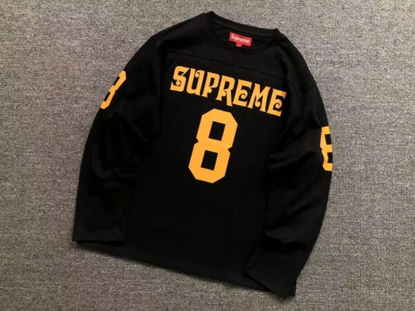 Supreme Black Long Sleeve Jersey