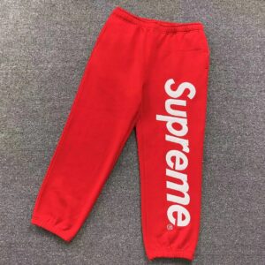 supreme classic large logo casual sweatpants
