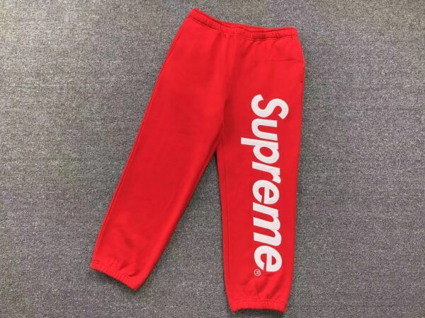 supreme classic large logo casual sweatpants