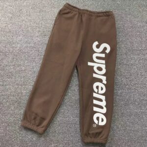 supreme classic large logo casual sweatpants