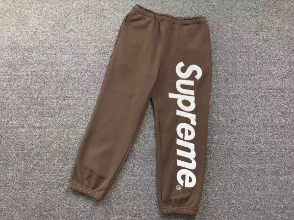 supreme classic large logo casual sweatpants