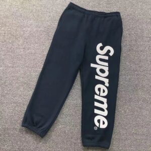 supreme classic large logo casual sweatpants