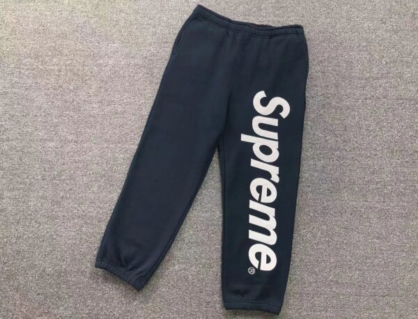 supreme classic large logo casual sweatpants