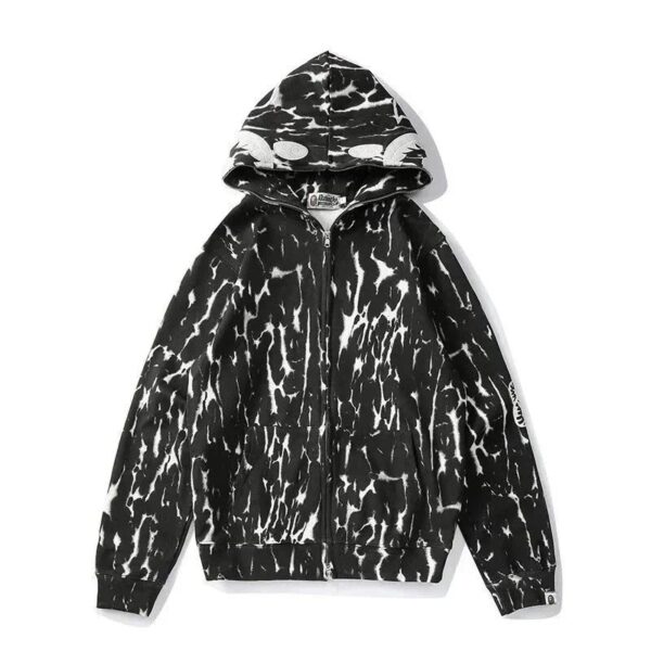 Bape Shark Head Multicolor Hoodie