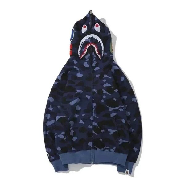 Bape Shark Head Multicolor Hoodie