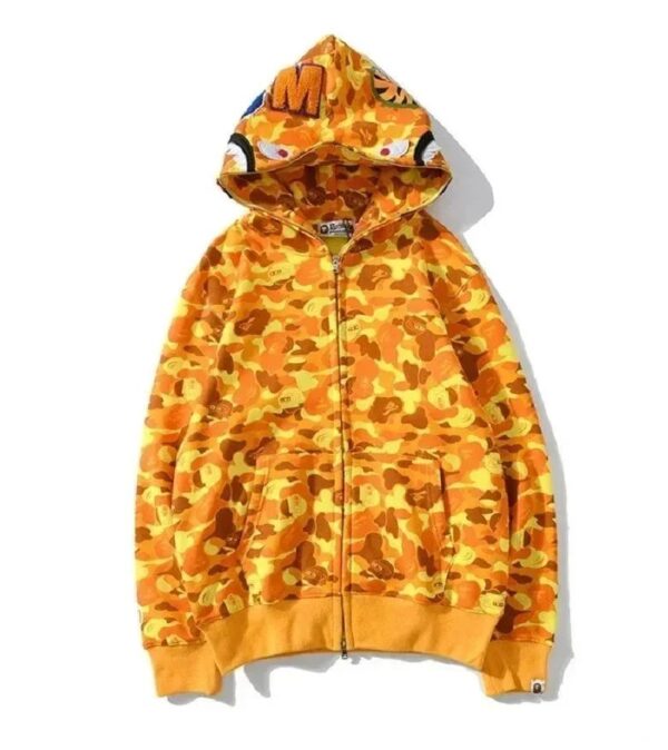 Bape Shark Head Multicolor Hoodie