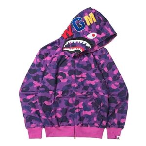 Bape Shark Head Multicolor Hoodie