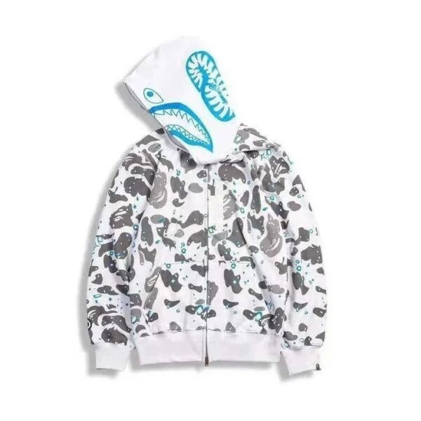 Bape Shark Head Multicolor Hoodie