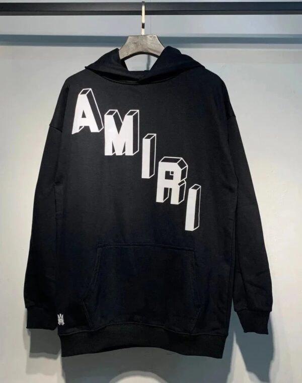 Amiri Logo Print Ink Splash Hoodie Multicolor Collection