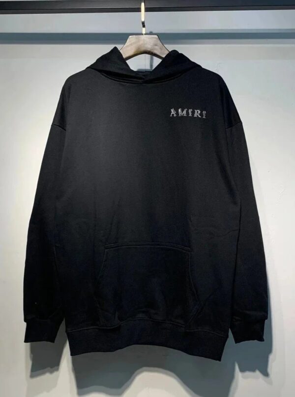 Amiri Logo Print Ink Splash Hoodie Multicolor Collection