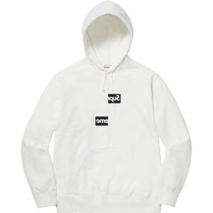 Supreme Classic Logo Hoodie in a variety of colors.