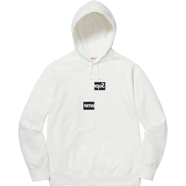 Supreme Classic Logo Hoodie in a variety of colors.