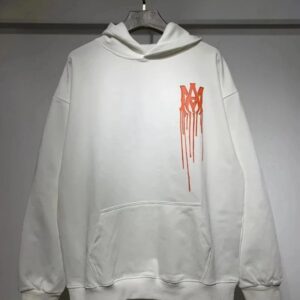 Amiri Logo Print Ink Splash Hoodie Multicolor Collection