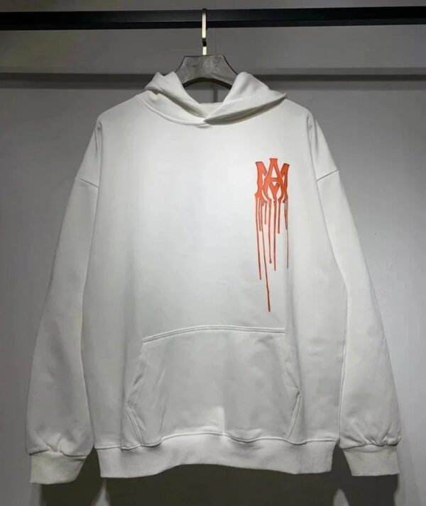 Amiri Logo Print Ink Splash Hoodie Multicolor Collection