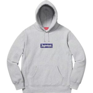 Supreme Classic Logo Hoodie in a variety of colors.