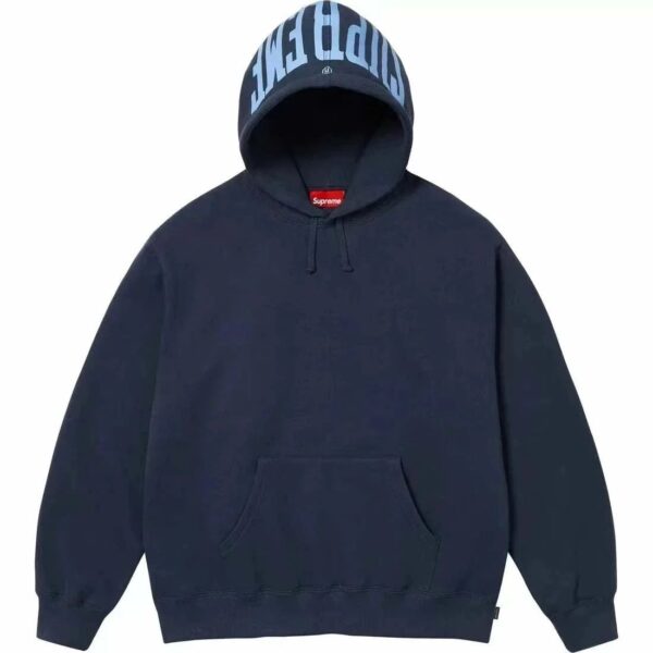 Supreme Classic Logo Hoodie in a variety of colors.
