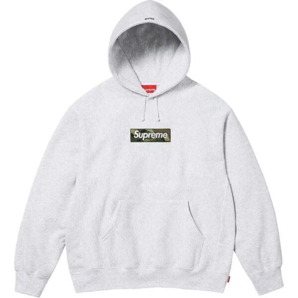 Supreme Classic Logo Hoodie in a variety of colors.