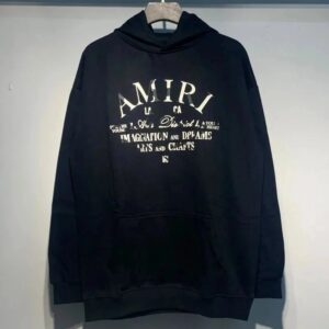 Amiri Logo Print Ink Splash Hoodie Multicolor Collection