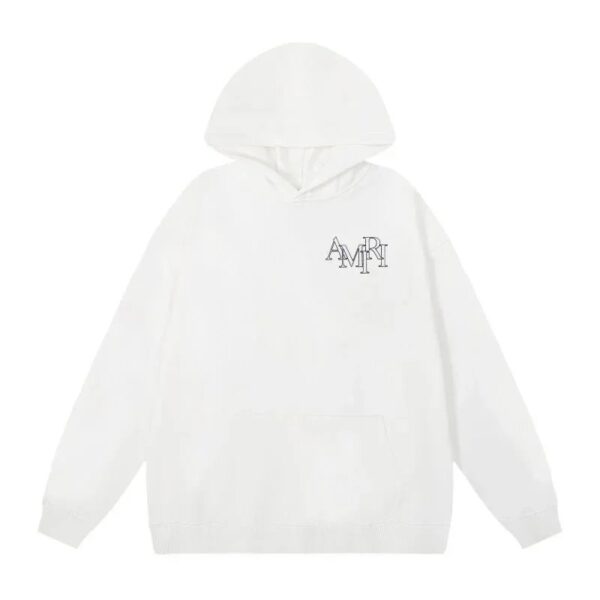 Amiri Logo Print Ink Splash Hoodie Multicolor Collection
