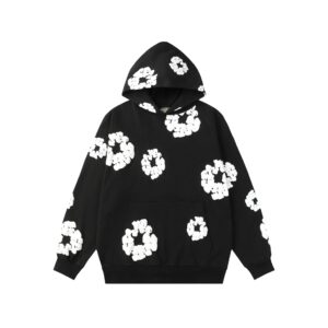 DENIM TEARS Foam Flower Hoodie Hot!