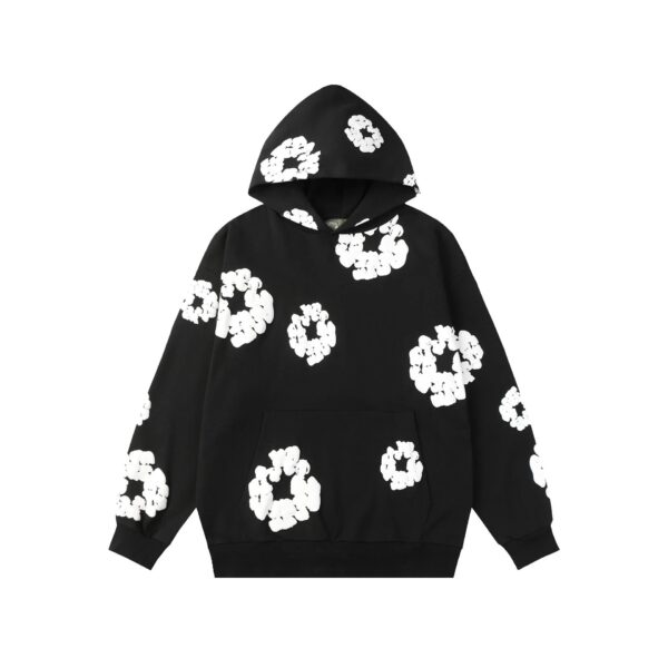 DENIM TEARS Foam Flower Hoodie Hot!