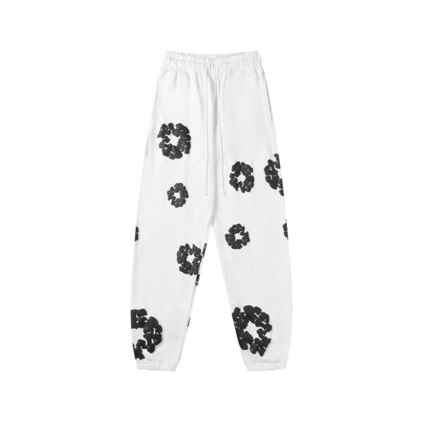 DENIM TEARS Foam Flower Sweatpants Hot!