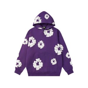 DENIM TEARS Foam Flower Hoodie Hot!