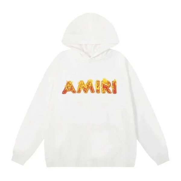 Amiri Logo Print Ink Splash Hoodie Multicolor Collection
