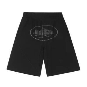 Corteiz logo print multicolor terry shorts