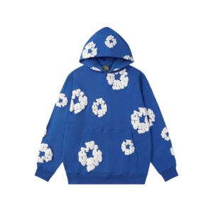 DENIM TEARS Foam Flower Hoodie Hot!