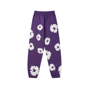 DENIM TEARS Foam Flower Sweatpants Hot!