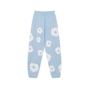 DENIM TEARS Foam Flower Sweatpants Hot!