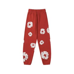 DENIM TEARS Foam Flower Sweatpants Hot!