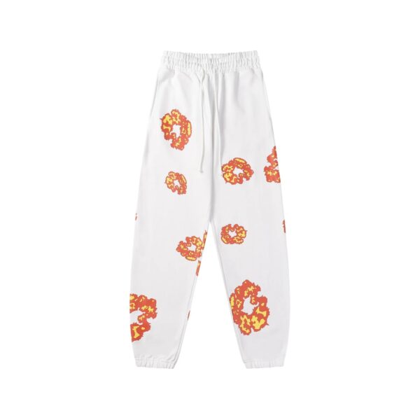 DENIM TEARS Foam Flower Sweatpants Hot!
