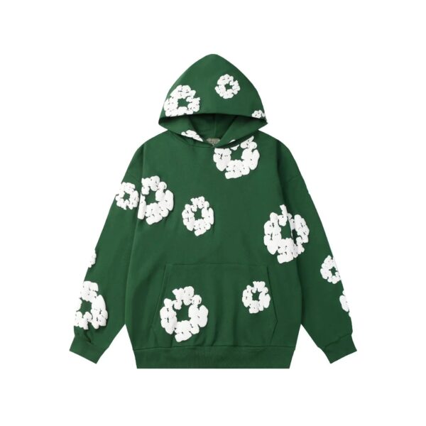DENIM TEARS Foam Flower Hoodie Hot!