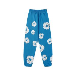 DENIM TEARS Foam Flower Sweatpants Hot!