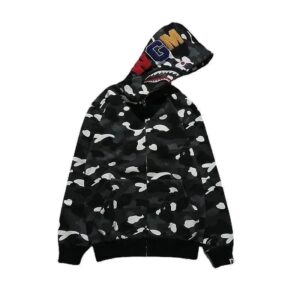 Bape Shark Head Multicolor Hoodie