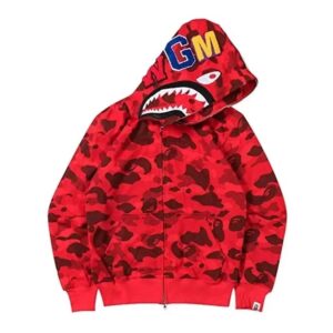 Bape Shark Head Multicolor Hoodie