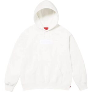 Supreme Classic Logo Hoodie in a variety of colors.