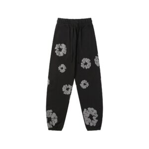 DENIM TEARS Foam Flower Sweatpants Hot!