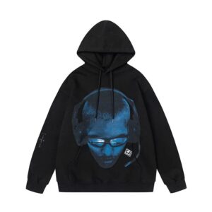 travisscott printed casual hoodie