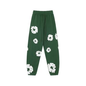 DENIM TEARS Foam Flower Sweatpants Hot!